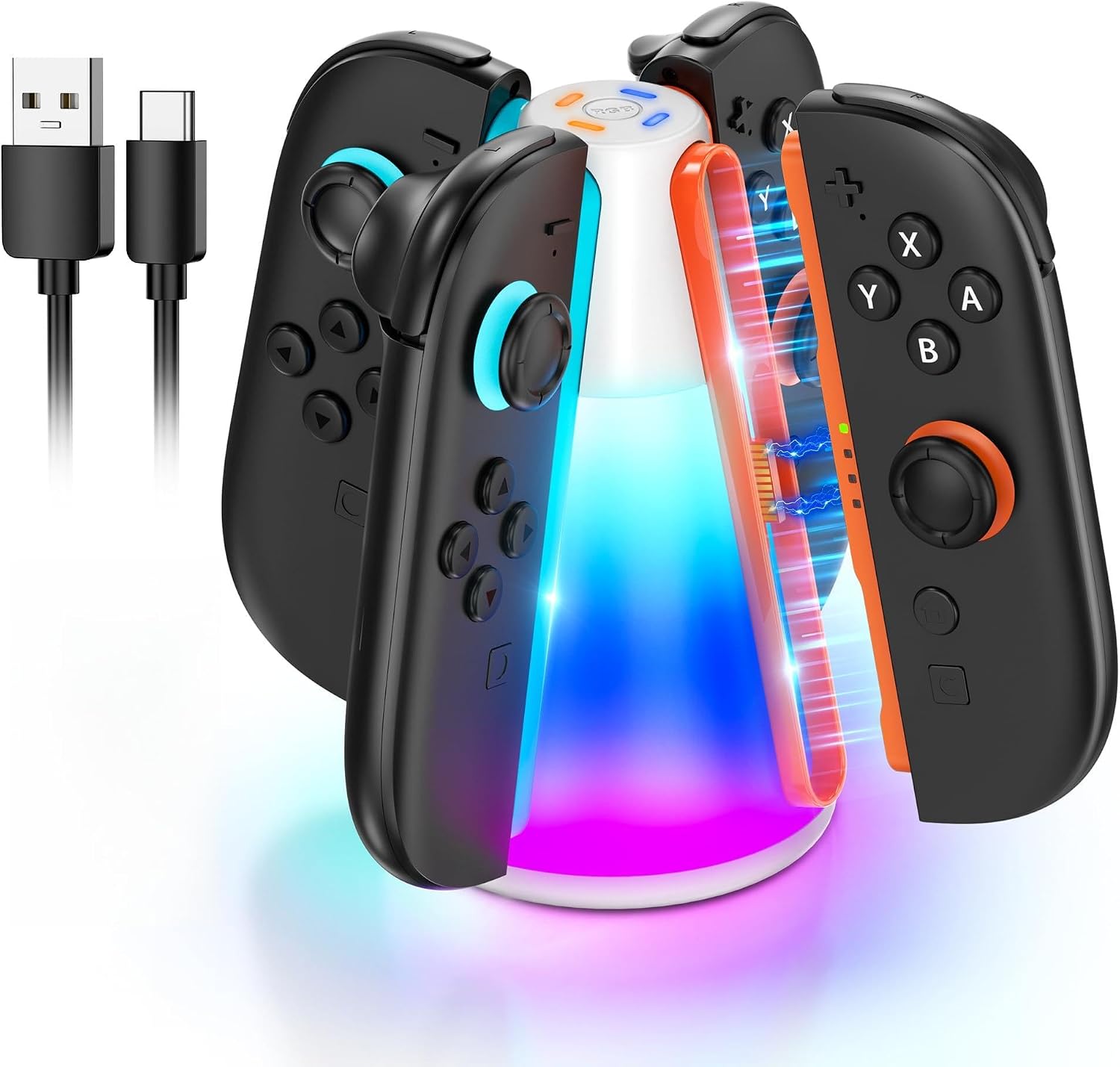 Detalle de Bidirektionale Ladestation Nintendo Switch 2 2025
