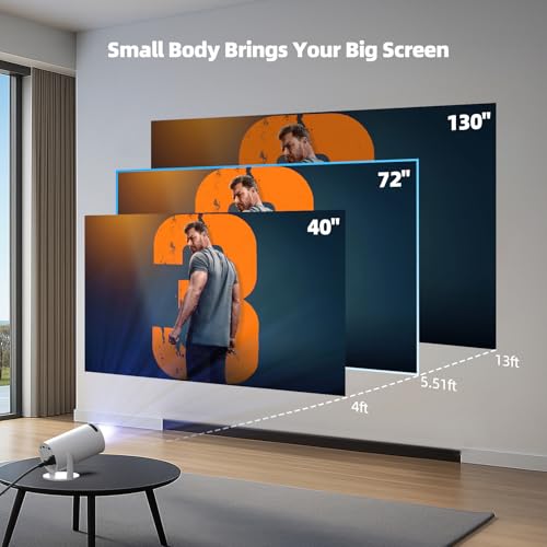 Thumbnail 6 de Mini Projector 4K Support Portable Wireless Projector 🎥