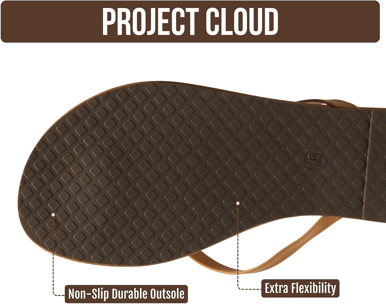 Detalle 1 de Project Cloud Women's Flip-Flops with Memory Foam