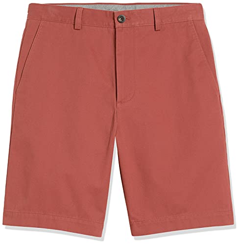Thumbnail 8 de Amazon Essentials Pantalones Cortos Chinos de Corte Clásico de 23 cm para Hombre (Rouille, 31W)