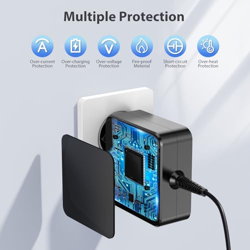 Detalle de Cargador Portátil USB-C 65W YSSTKFD: carga rápida para MacBook, Galaxy, Huawei y más