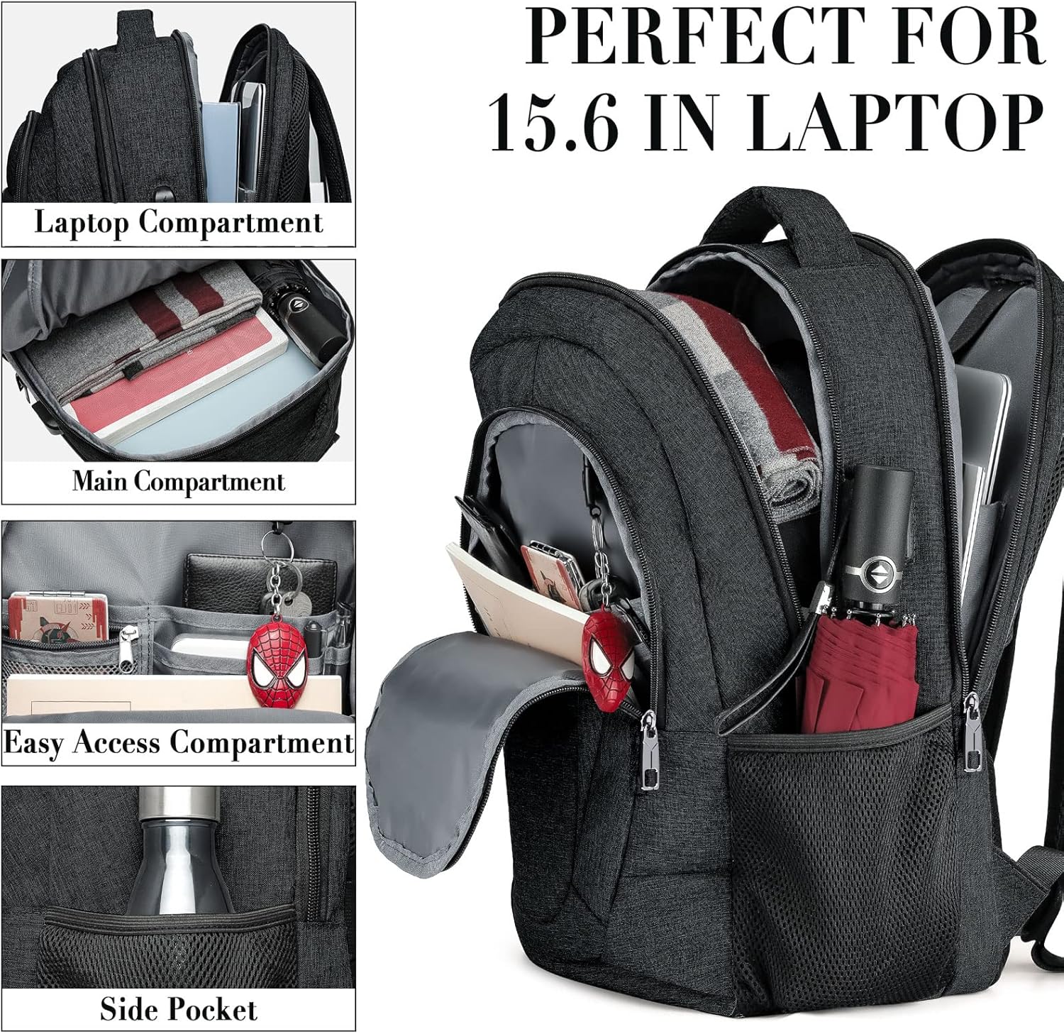 Thumbnail 1 de Laptop Backpack 15.6 inch laptop bag