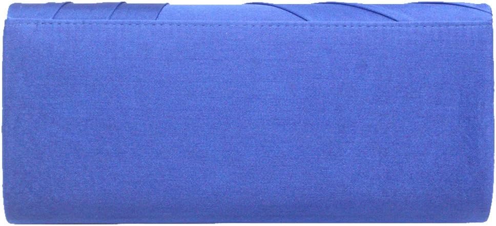 Thumbnail 3 de Wiwsi Elegant Diamante Crystal Satin Bridal Purse Bag Clutch Handbag