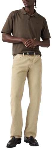 Detalle de Levi's Homme Jean 501 Original Lightweight Yellow Sand Garment Dye Beige 34 32