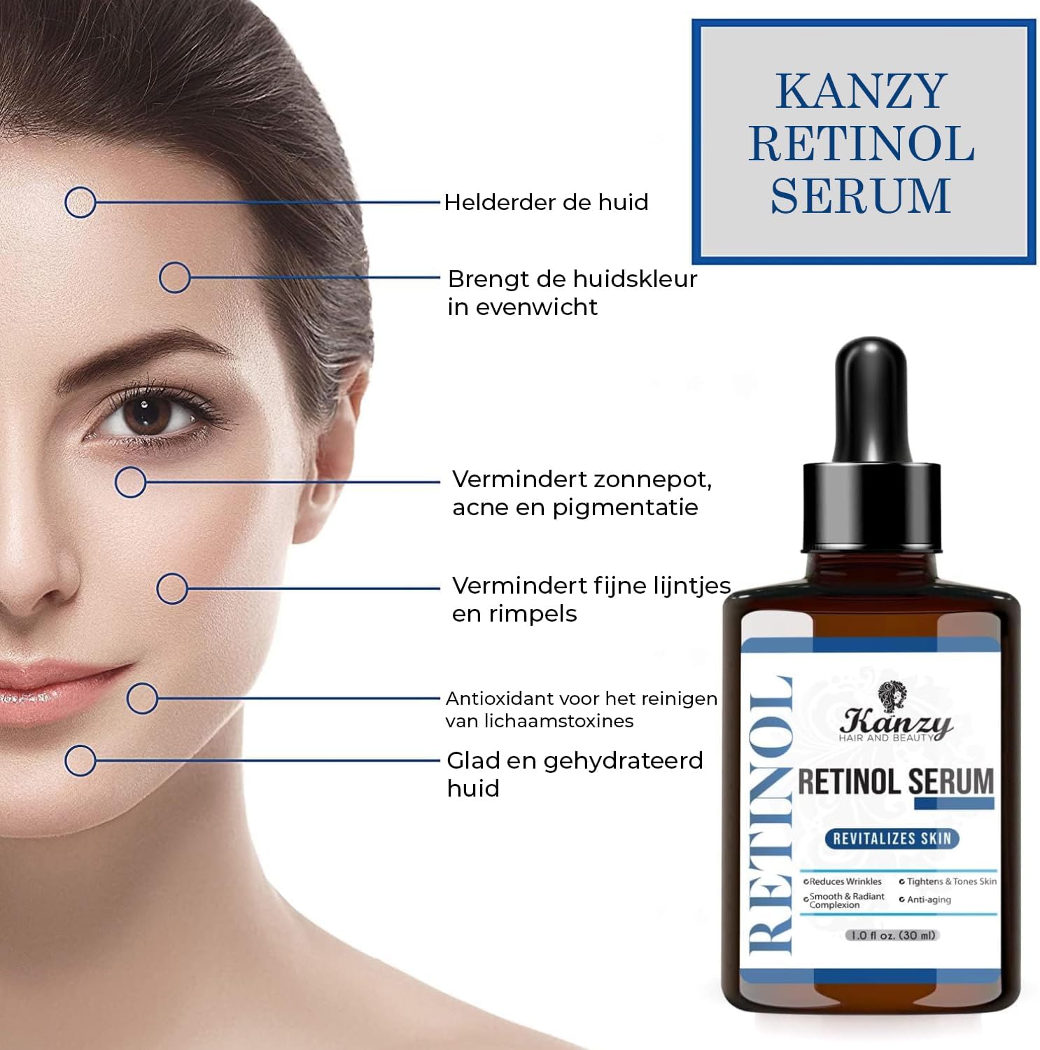 Thumbnail 3 de KANZY HAIR AND BEAUTY KAN-0126 retinolserum 2,5%, 30 ml