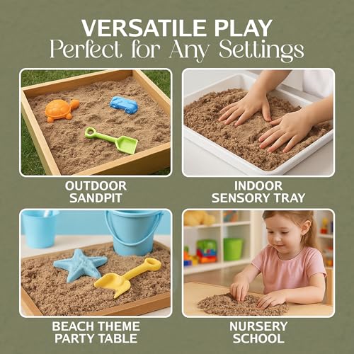 Thumbnail 4 de Pelle & Sol 10kg Soft Play Sand – Fine Texture Sand for Sandpit, Shell Pit, Water Table, and Creative Play
