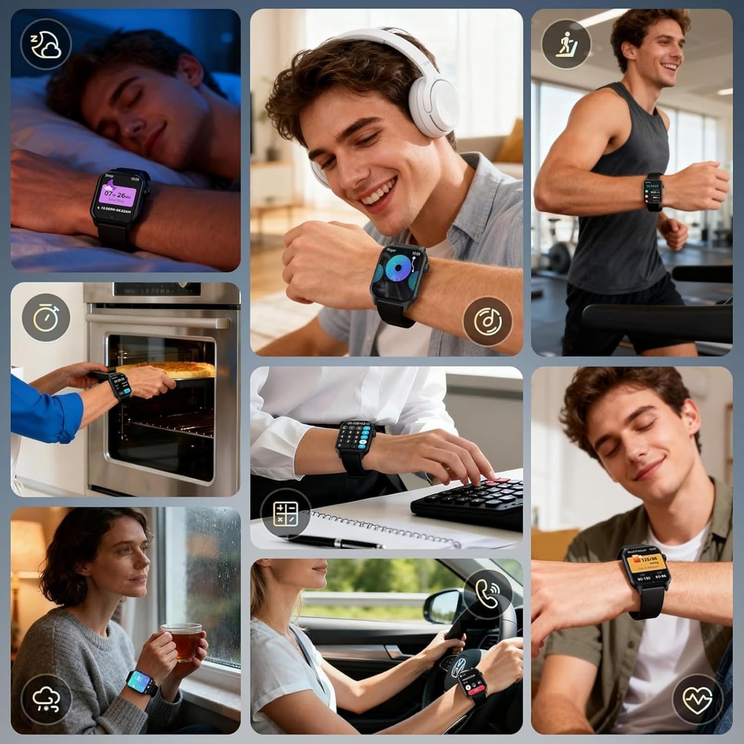 Thumbnail 6 de TRAUSI TG08 Smart Watch for Women & Men (1.83-inch HD, 120 sports modes, IP67)