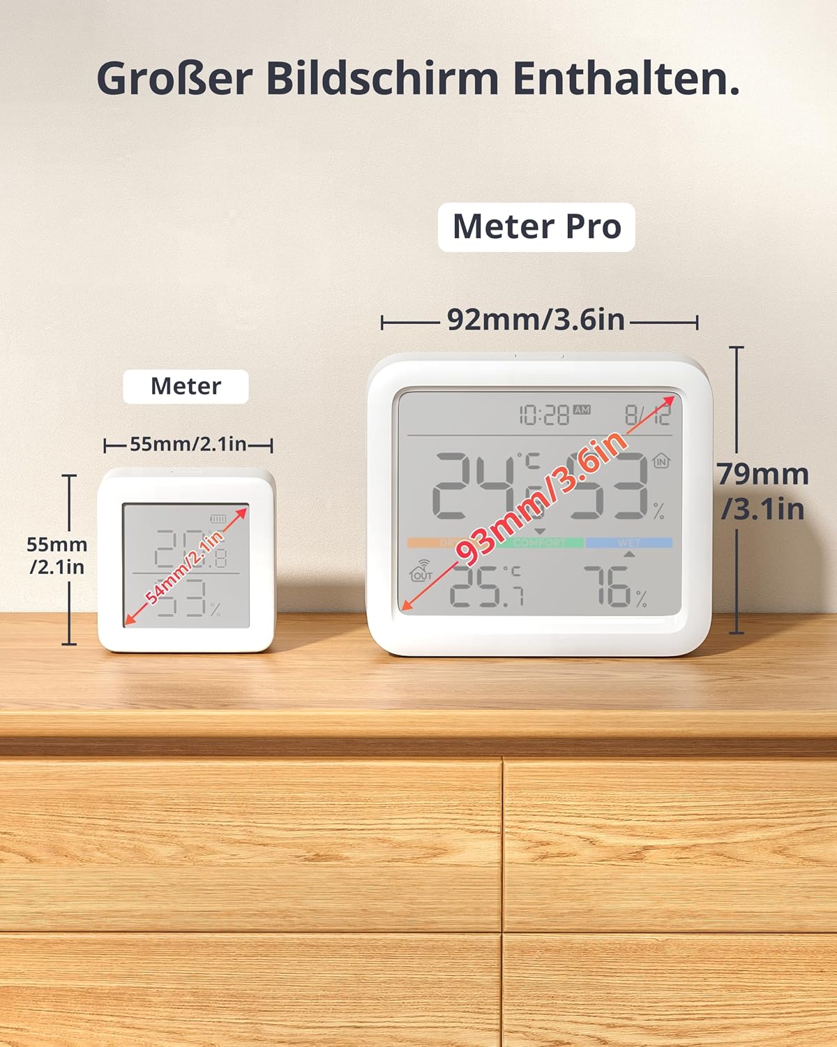 Thumbnail 2 de SwitchBot Meter Pro 9,14 cm Wetterstation