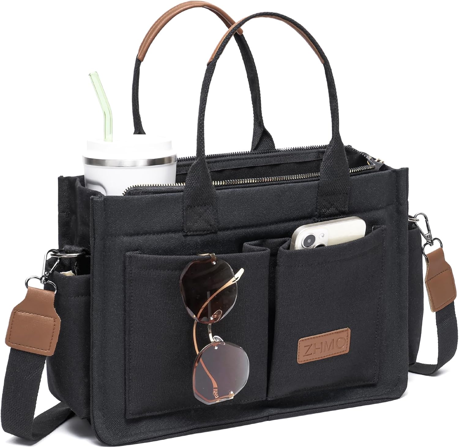 ZHMO Canvas Tote Bag 14-inch