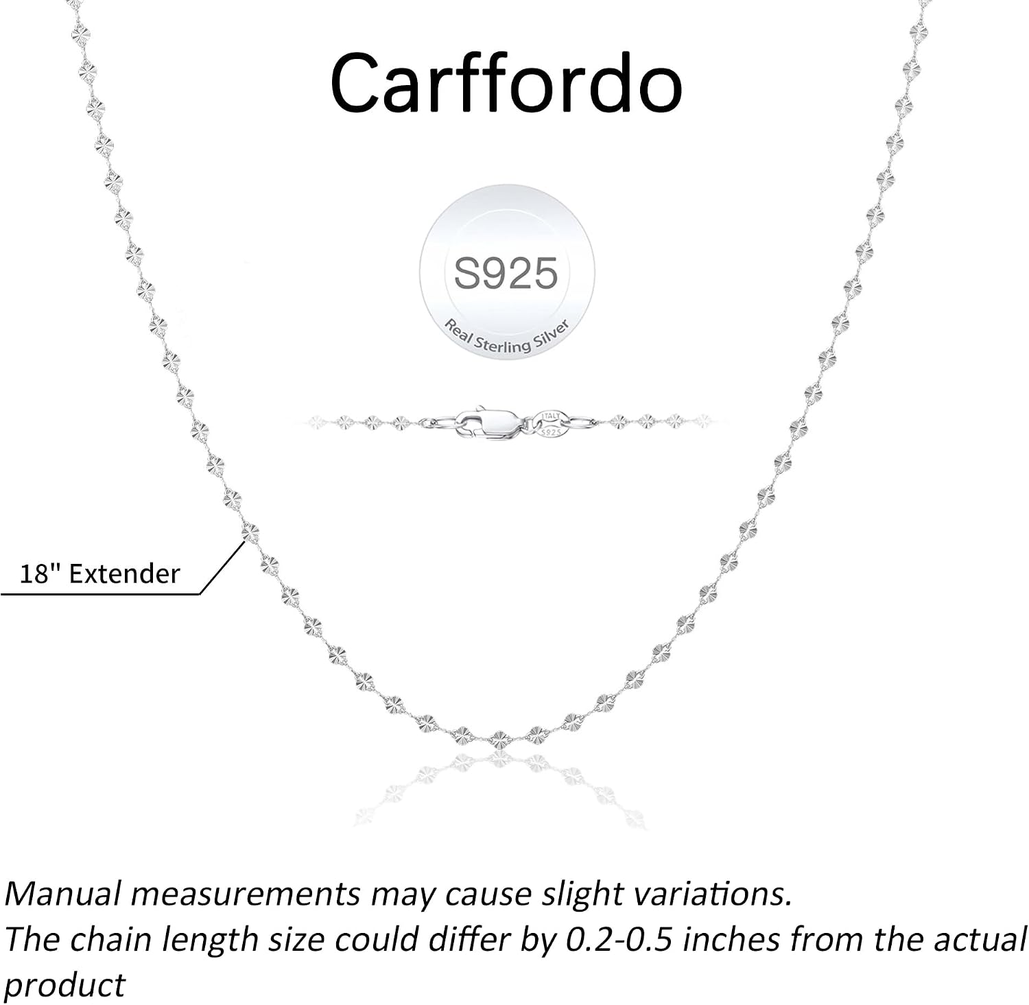 Thumbnail 6 de Carffordo Chain Necklace 925 Sterling Silver