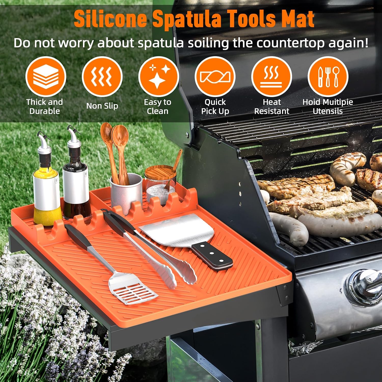 Detalle 2 de Silicone Grill Mat, 16 x 11.5 in.