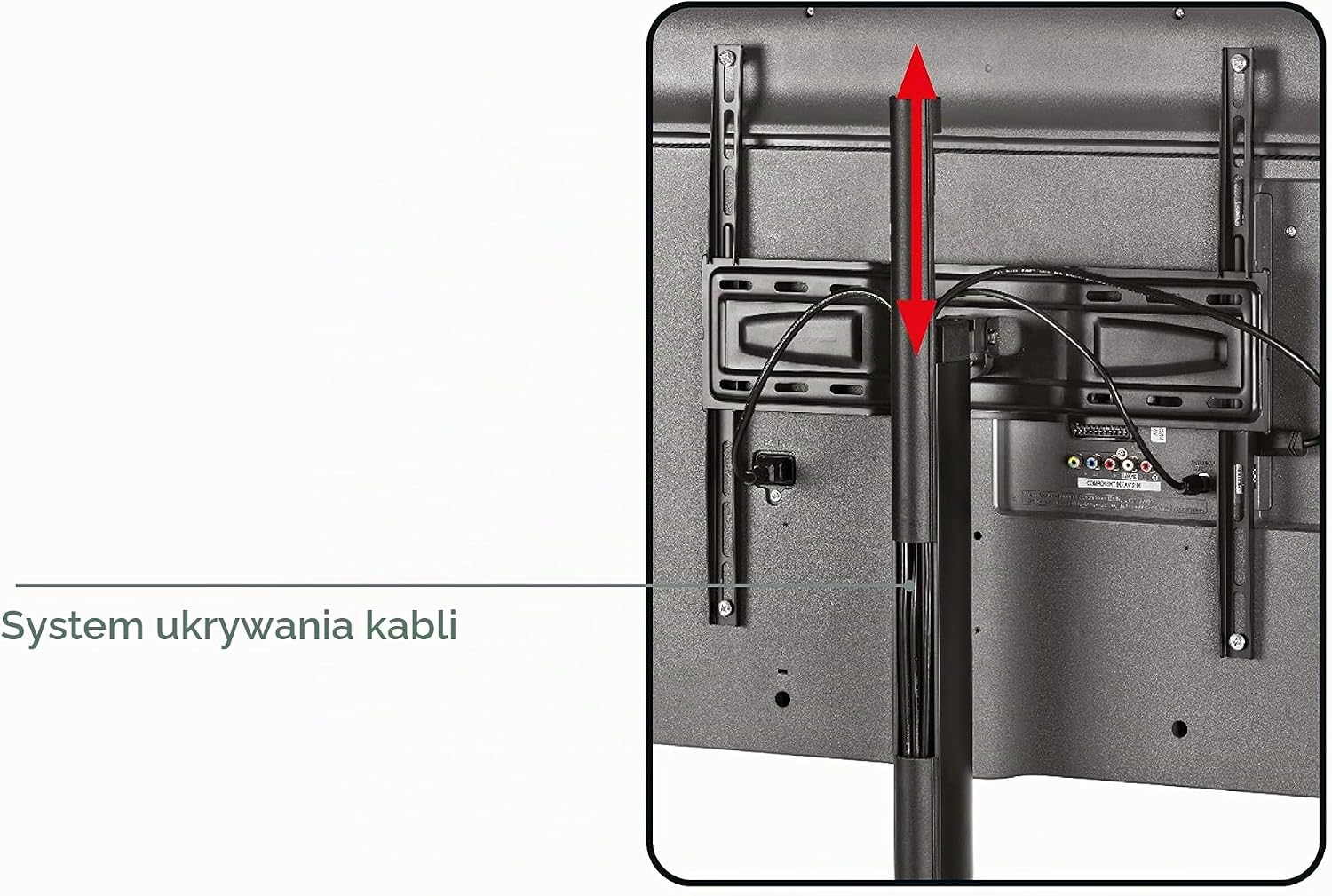 Detalle 2 de Meliconi 480807 BA STAND 400 – stojak podłogowy do TV, szkło hartowane