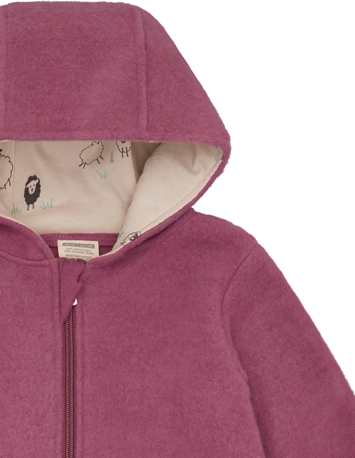 Thumbnail 3 de loud + proud Unisex Baby Wollfleece Overall GOTS