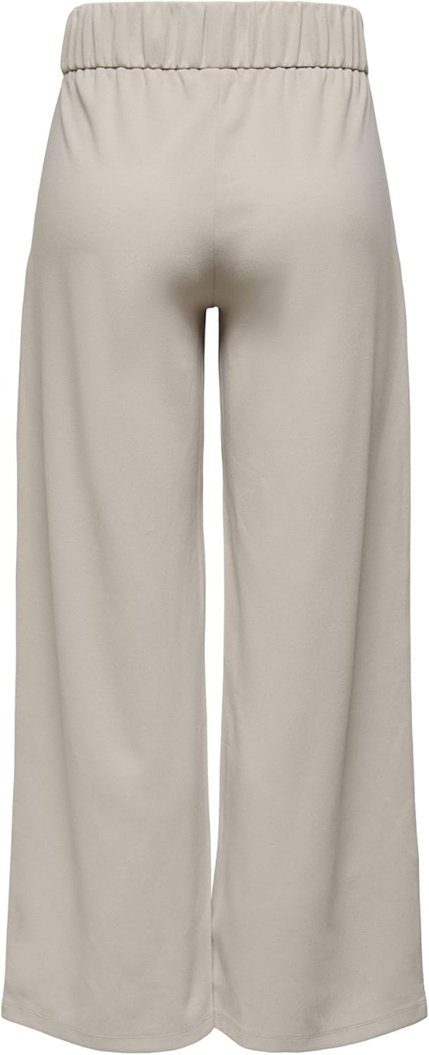 Detalle de JDY Damen Hose mit Weitem Bein und Elastischer Taille – Regulärer Schnitt, vielseitig kombinierbar