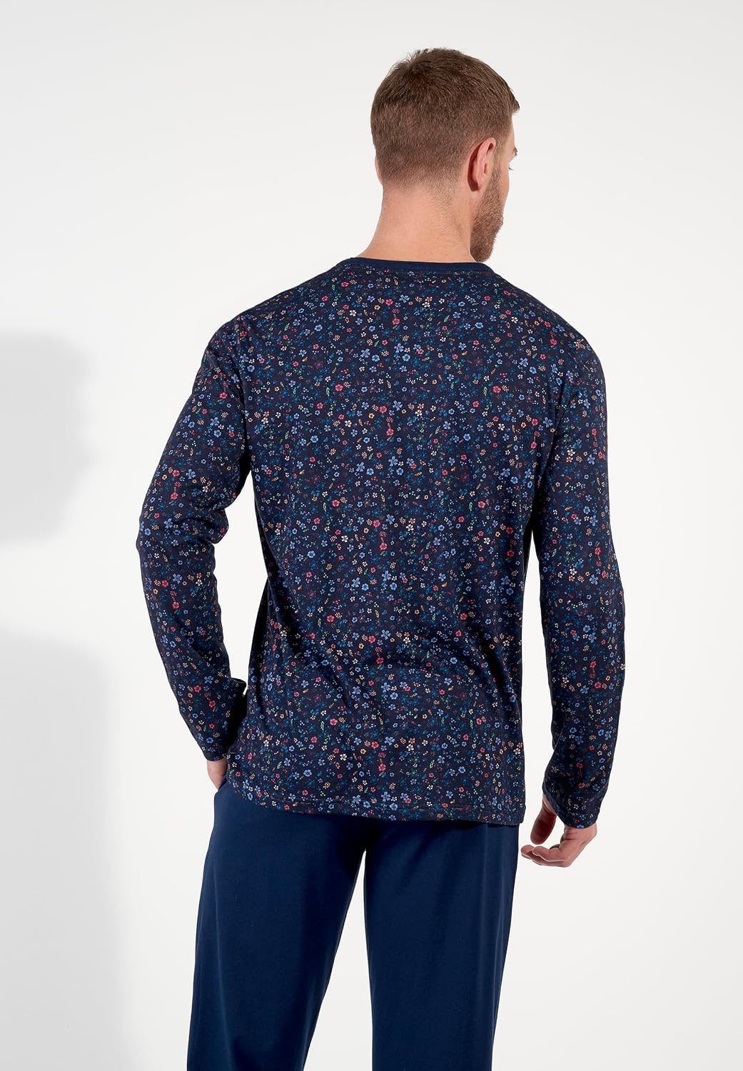 Thumbnail 2 de HOM Pyjama Long Broceliande – Ensemble Homme en coton certifié OEKO-TEX, élégant et confortable