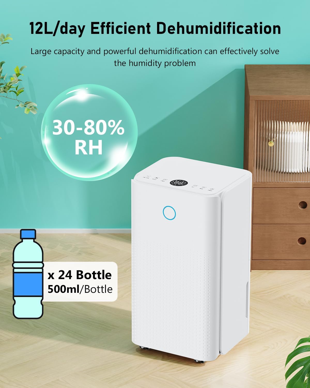 Thumbnail 2 de Dehumidifier 12L for Home Damp