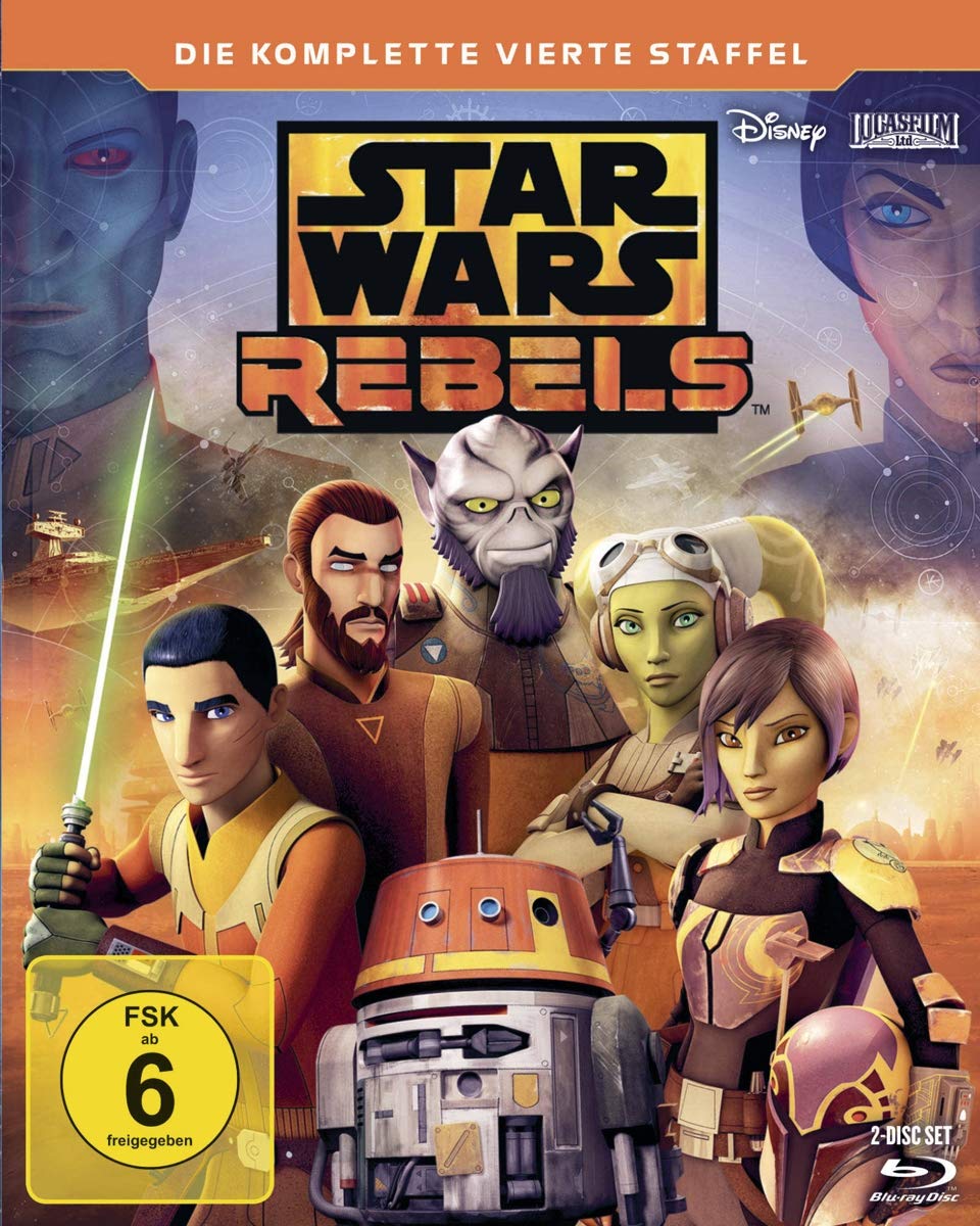 Star Wars Rebels – Staffel 4, 2 Blu-rays (Disney) – Polish Release, spanischer Ton