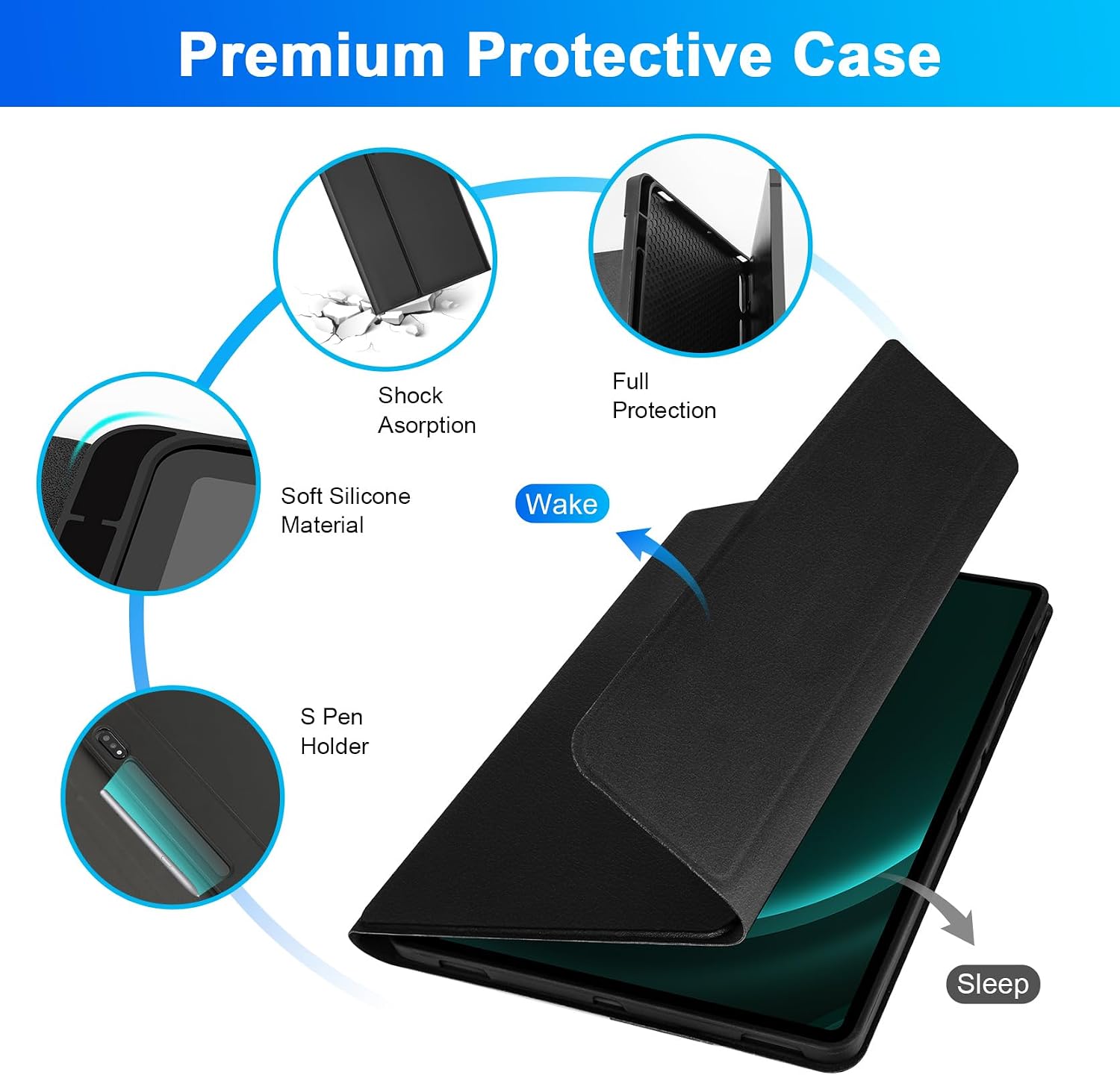 Detalle de SOPPY backlit keyboard case 12.4 inch