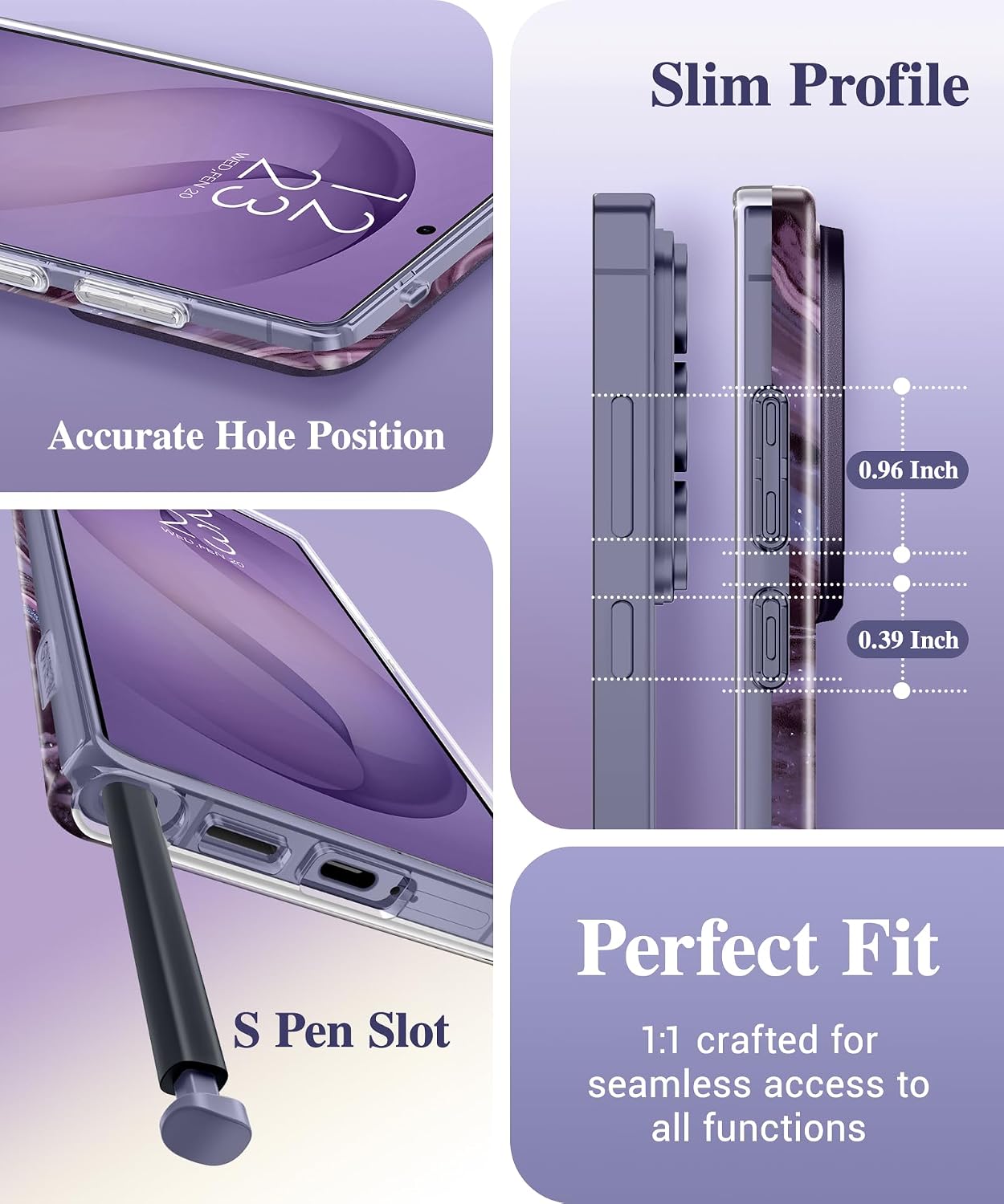 Thumbnail 5 de GVIEWIN Galaxy S26 Ultra Case with Slide Camera Cover