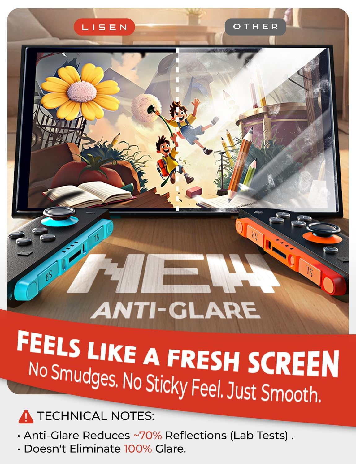 Thumbnail 6 de LISEN Switch 2 Screen Protector 2 Pack