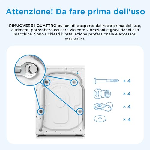 Thumbnail 8 de Midea Lavatrice Slim 7 kg Classe A, 1400 Giri, Motore BLDC – Efficienza e pulizia avanzata