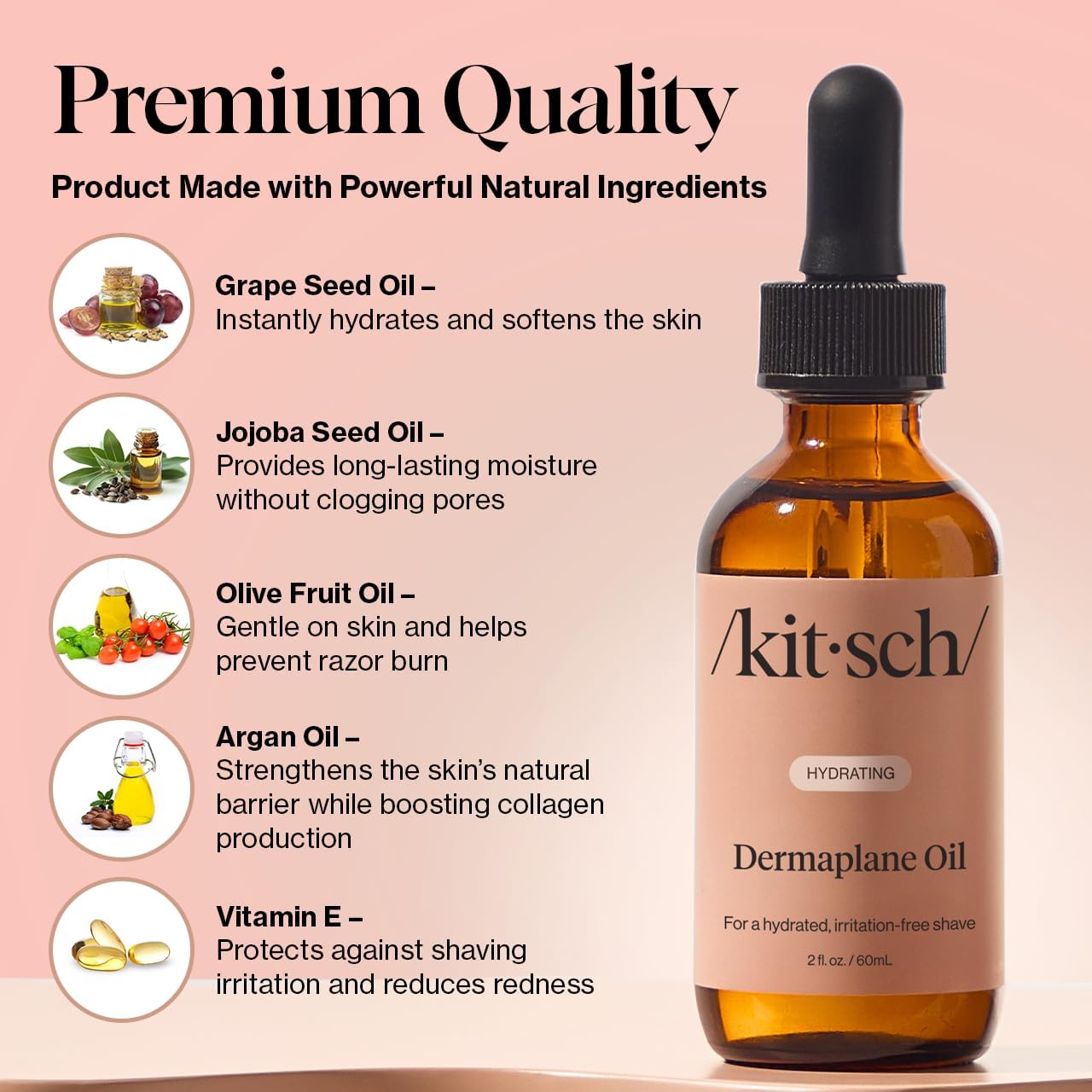 Detalle de Kitsch Dermaplane Face Oil 2oz