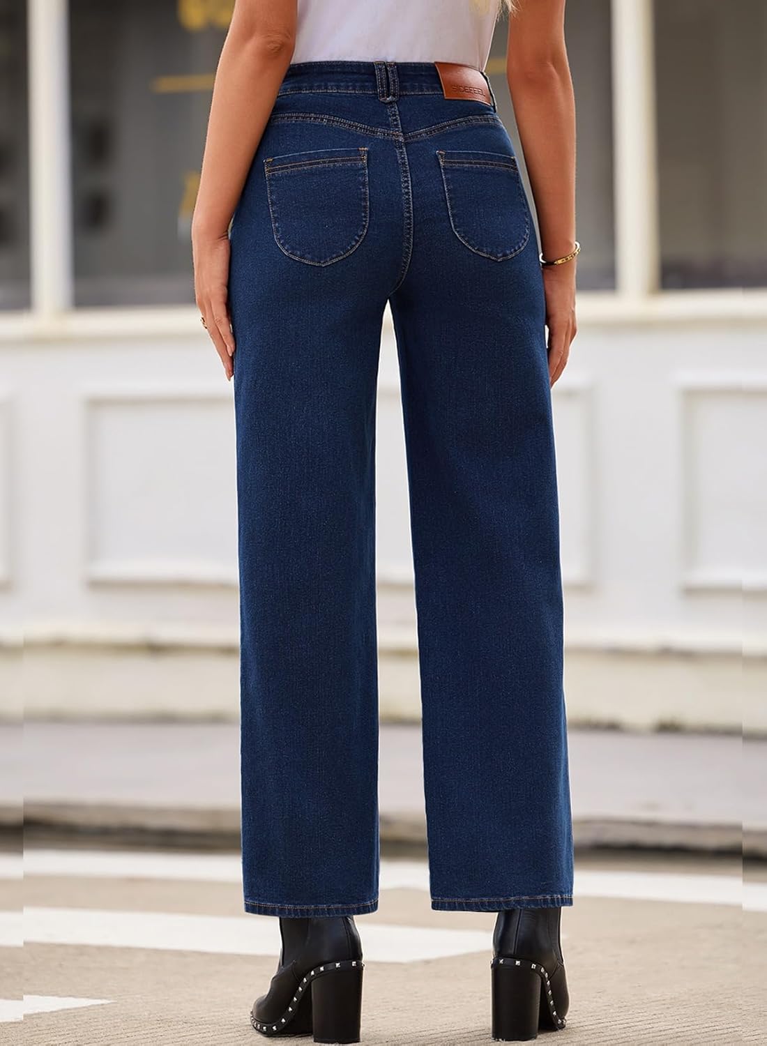 Detalle 2 de Sidefeel Straight Leg Ankle Jeans 27.36