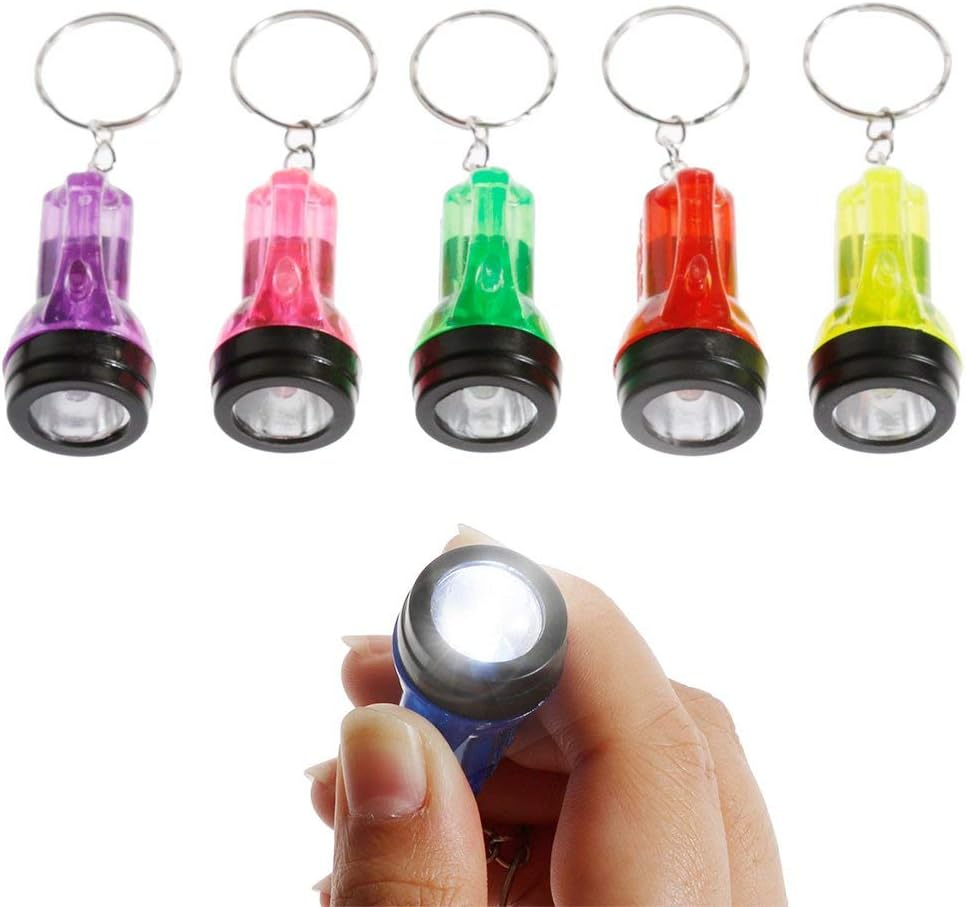 Thumbnail 2 de GOLDGE Mini torce LED portachiavi 24 pezzi, compatte e colorate