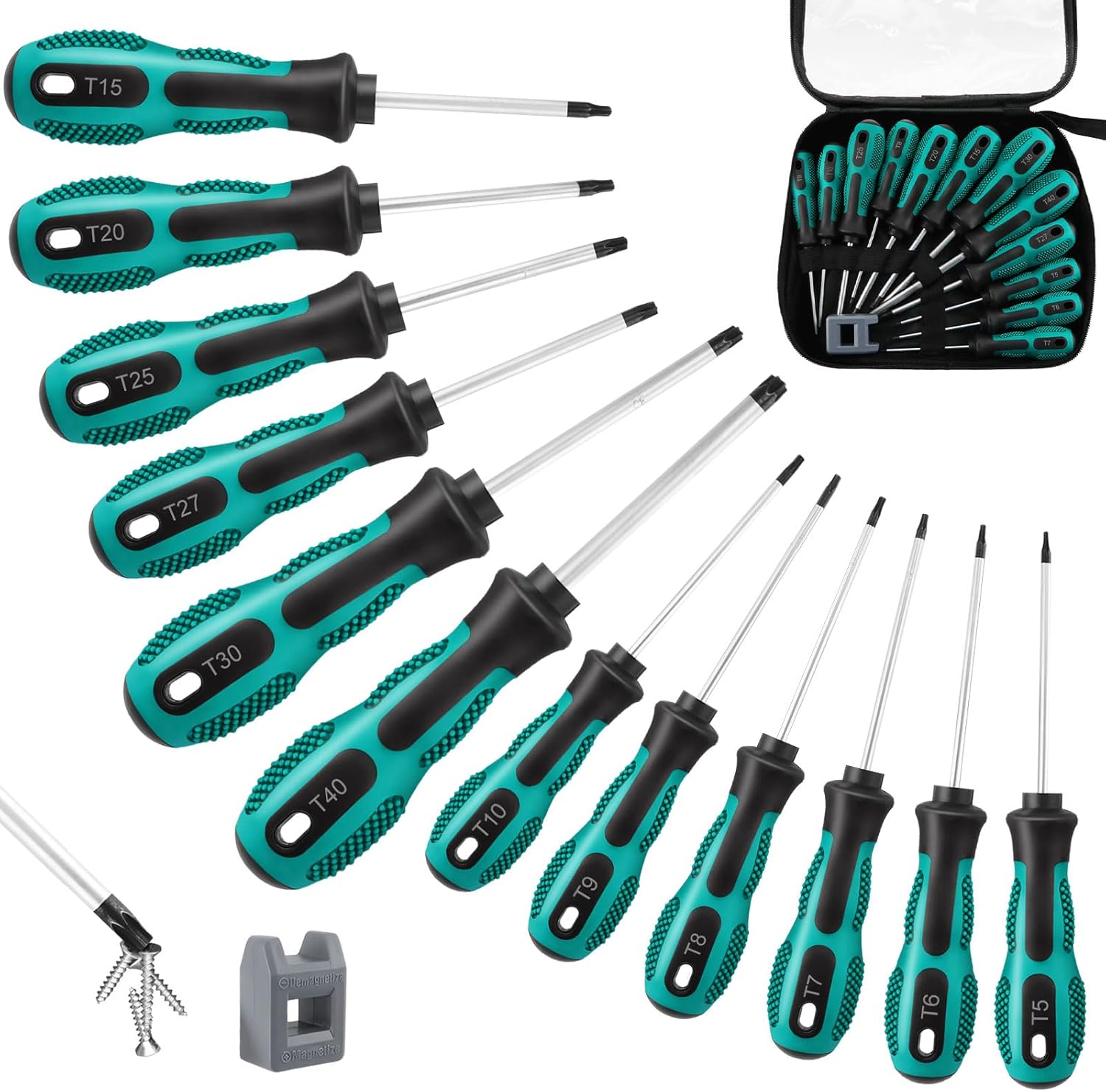 Magnetisch Torx Schraubendreher Set 12tlg