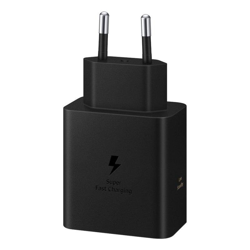 Detalle de Samsung EP-T6010NBEGWW 60W USB-C: cargador rápido y seguro para todo el ecosistema Samsung
