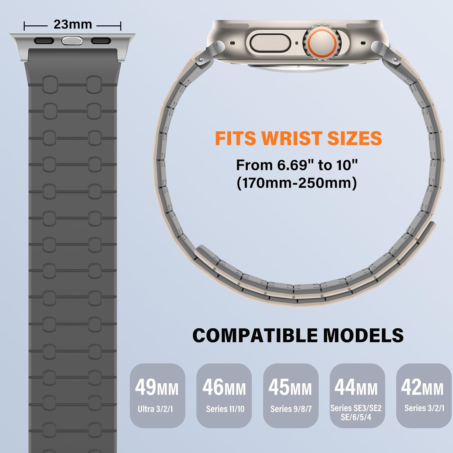 Thumbnail 2 de Sixmoat Double Sided Magnetic Strap 45mm for Apple Watch