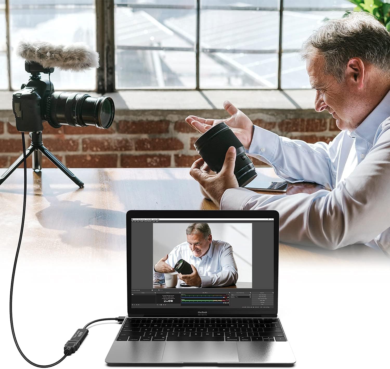 Detalle de VIXLW 4K HDMI to USB Capture Card – 1080p Recording for Gaming & Streaming