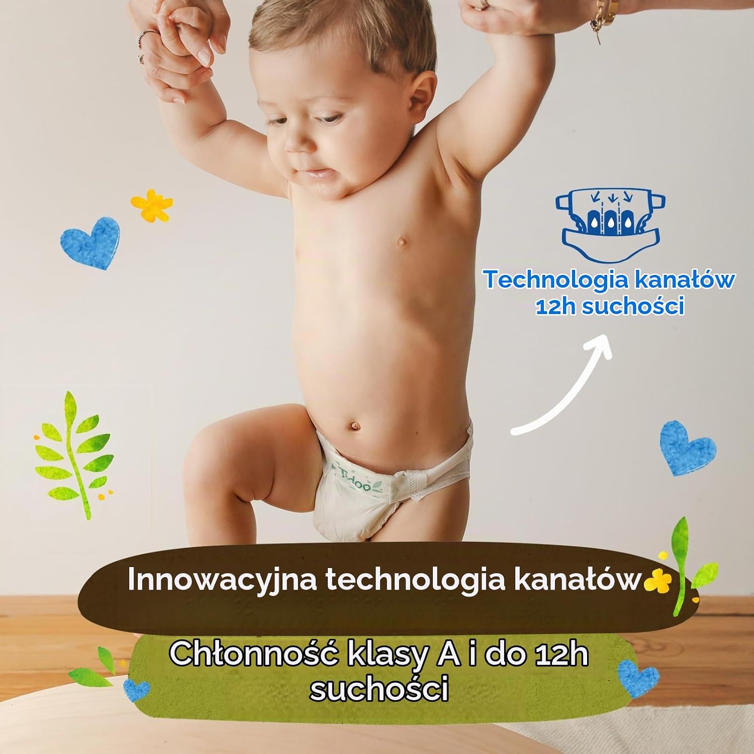 Thumbnail 6 de TIDOO pieluchy jednorazowe rozmiar 5, 12–25 kg, 120 szt.