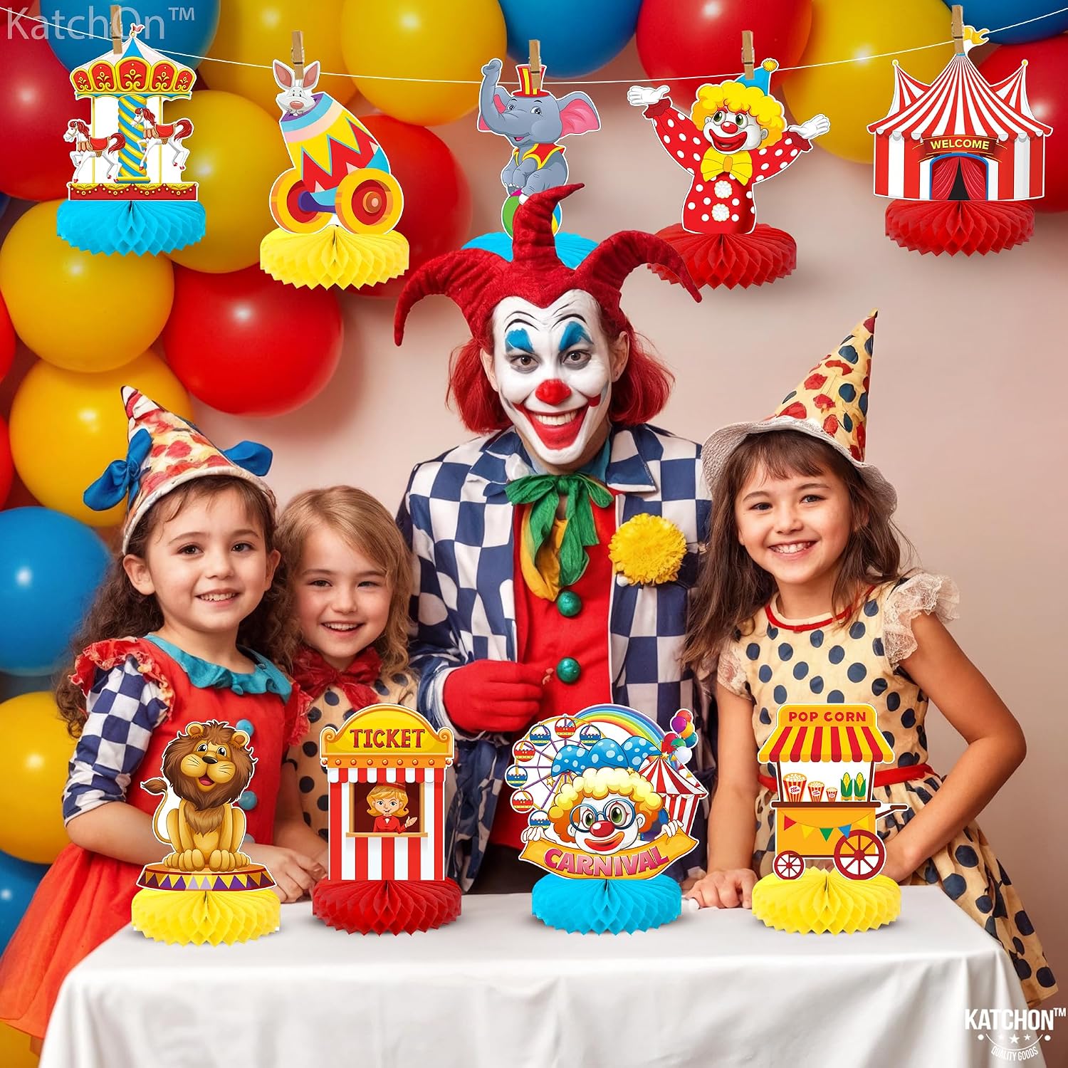 Detalle de Carnival Centerpieces for Tables - Pack of 9 by KatchOn