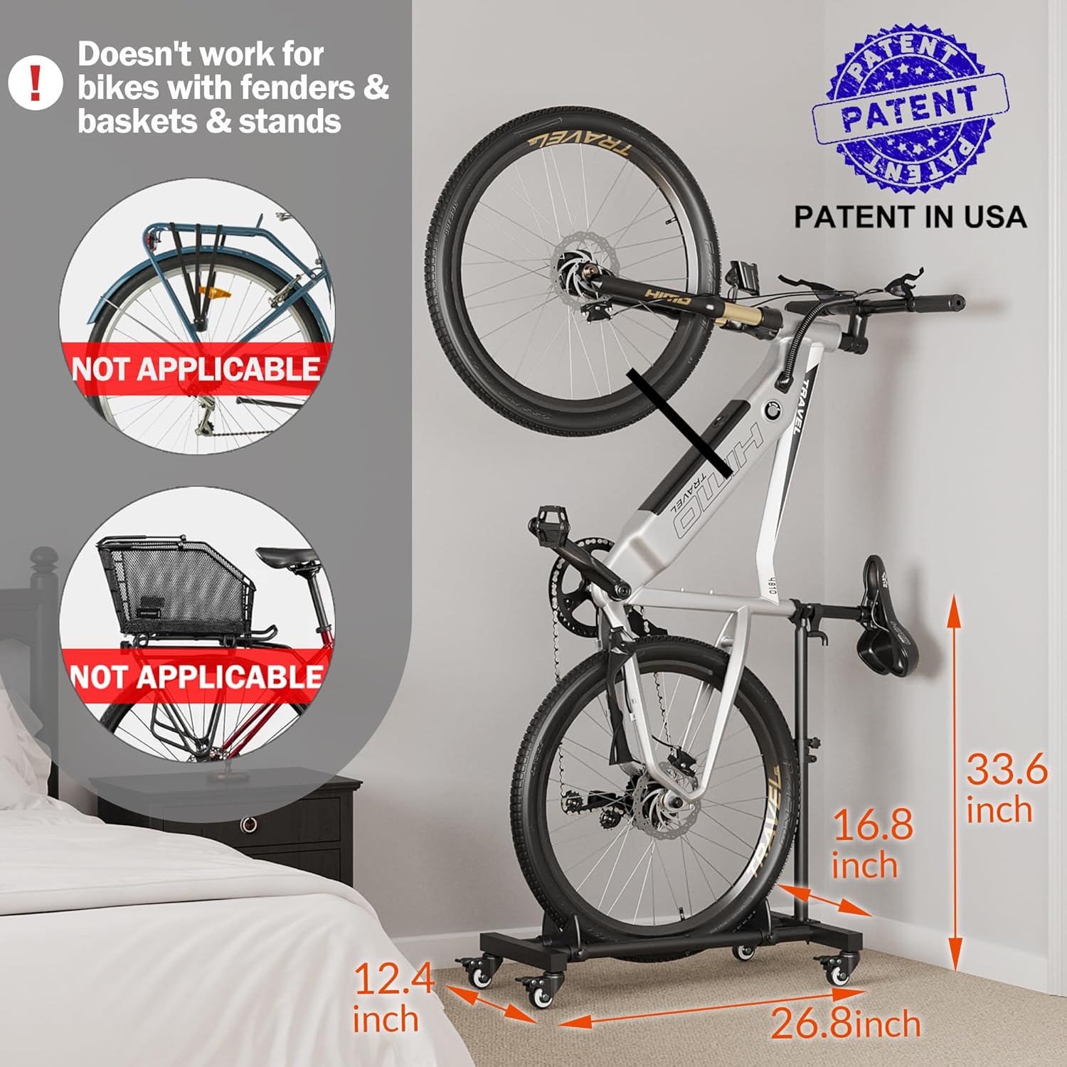 Detalle de Sttoraboks Vertical Bike Stand for 29” Wheels