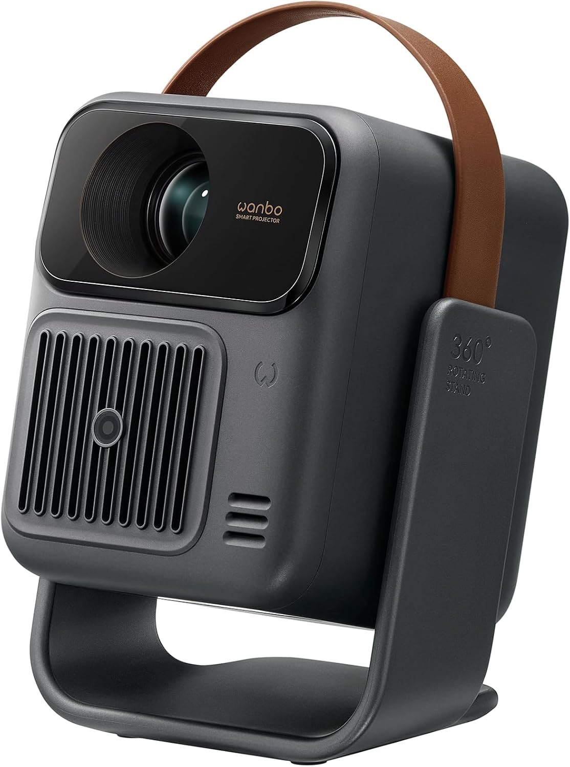 Detalle de WANBO Togo Pro Akku Smart Beamer mit Google TV – Tragbar 1080p, 500 ANSI, 3,5h Akku, 360° Ständer