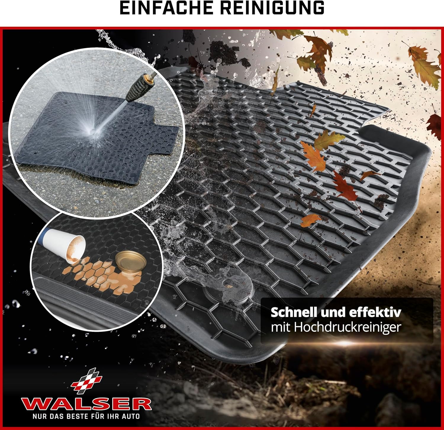 Thumbnail 4 de WALSER DirtGuard tapis de sol sur mesure pour Renault Express (05/2021 à aujourd’hui)