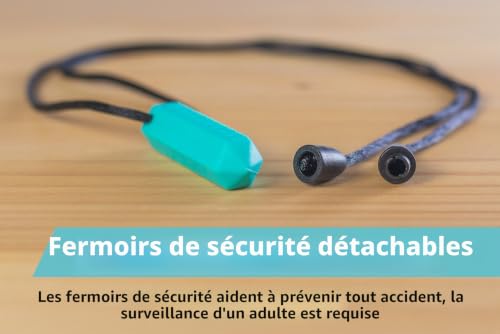 Detalle de Tilcare Chew Chew – Collier à mâcher en silicone, lot de 8