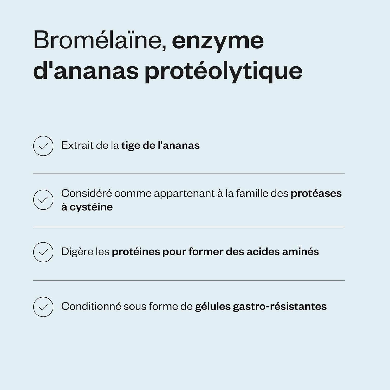 Thumbnail 3 de Bromelaïne 500 mg Supersmart – Enzyme anti-inflammatoire d’extrait de la tige d’ananas
