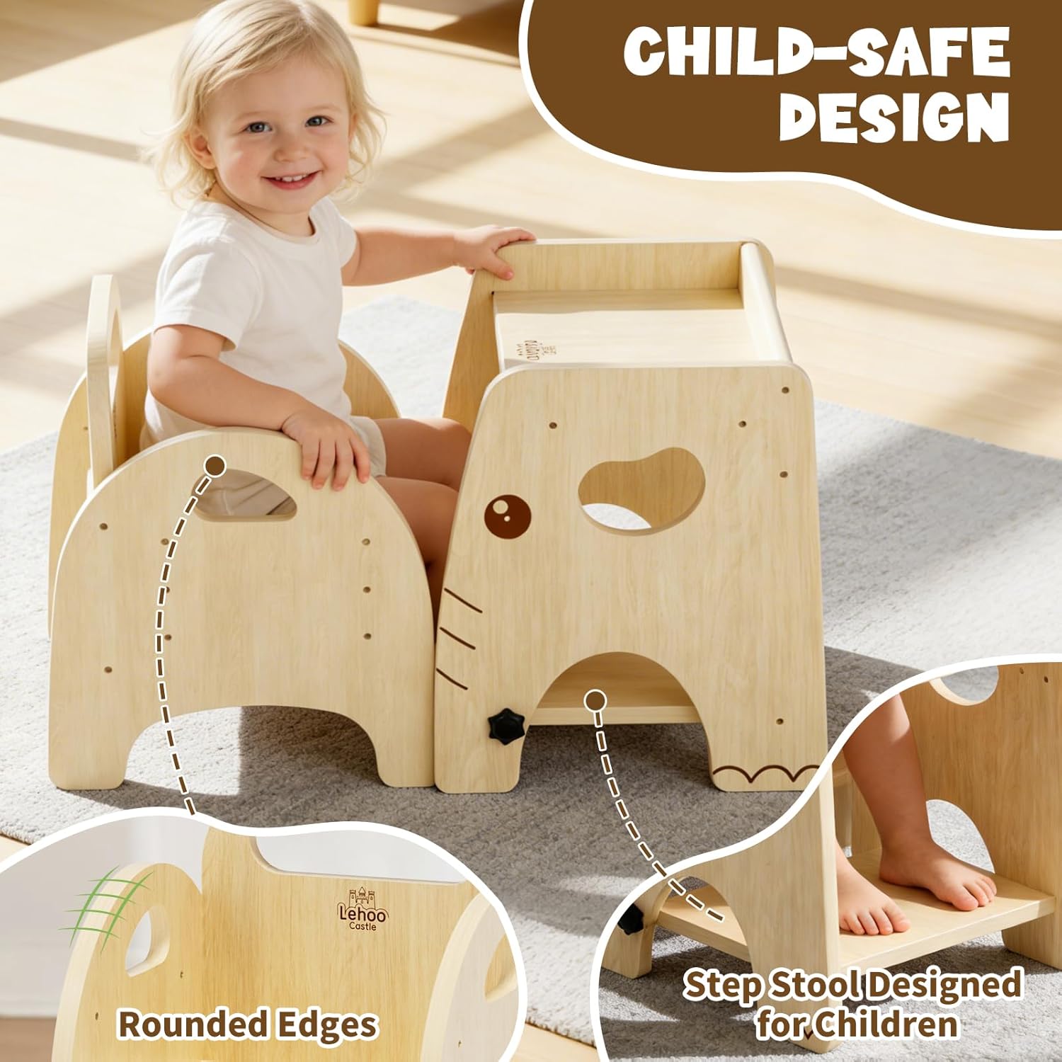 Thumbnail 6 de Lehoo Montessori toddler table set 1-3 years