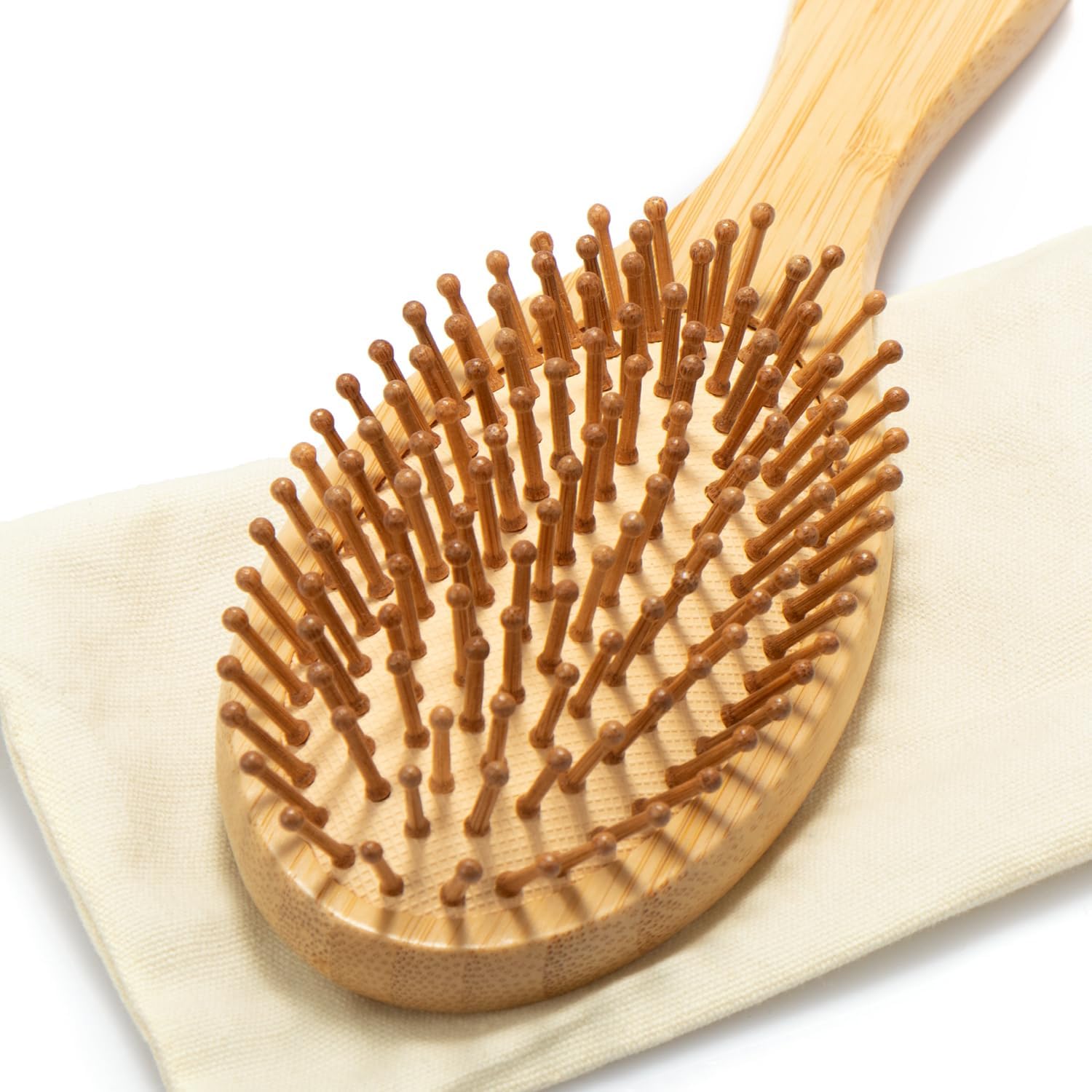 Thumbnail 3 de Wilhelm Sell Set da 2 spazzole in bambù con setole naturali – Spazzole ecologiche per capelli sani