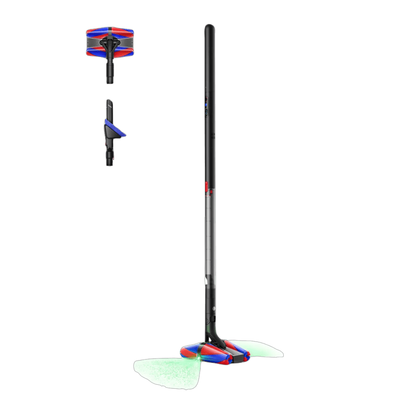 Detalle de Dyson PencilVac Fluffycones – kompakter Allround-Sauger für gründliche Haussäuberung