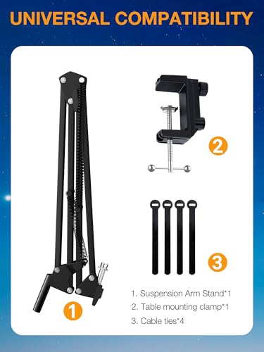 Thumbnail 5 de SUNMON QuadCast Boom Arm Mic Arm for Microphones 🎙