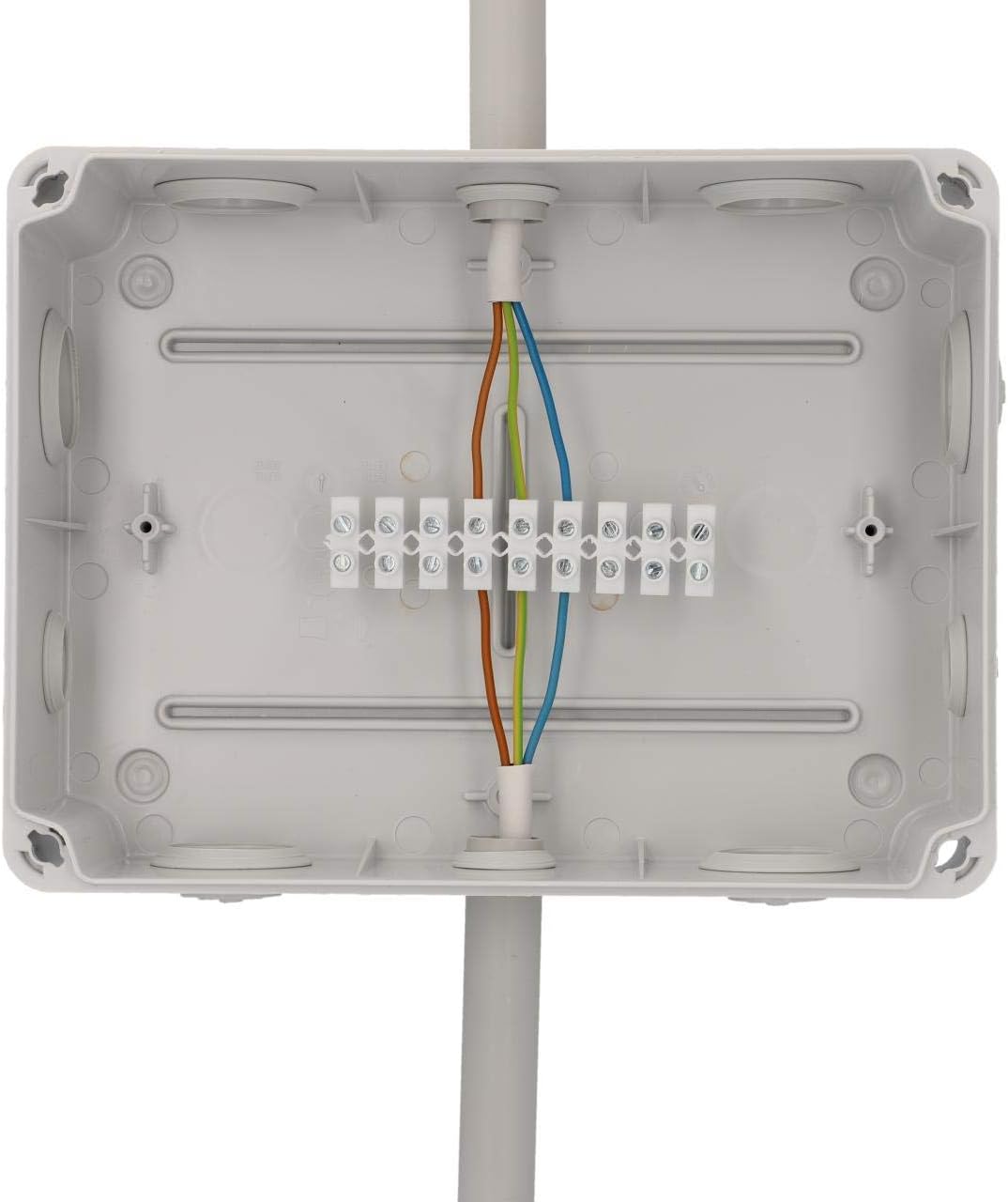 Thumbnail 3 de UNITEC Aufputz-Abzweigkasten IP65, 241 × 180 × 95 mm, schraubbarer Deckel