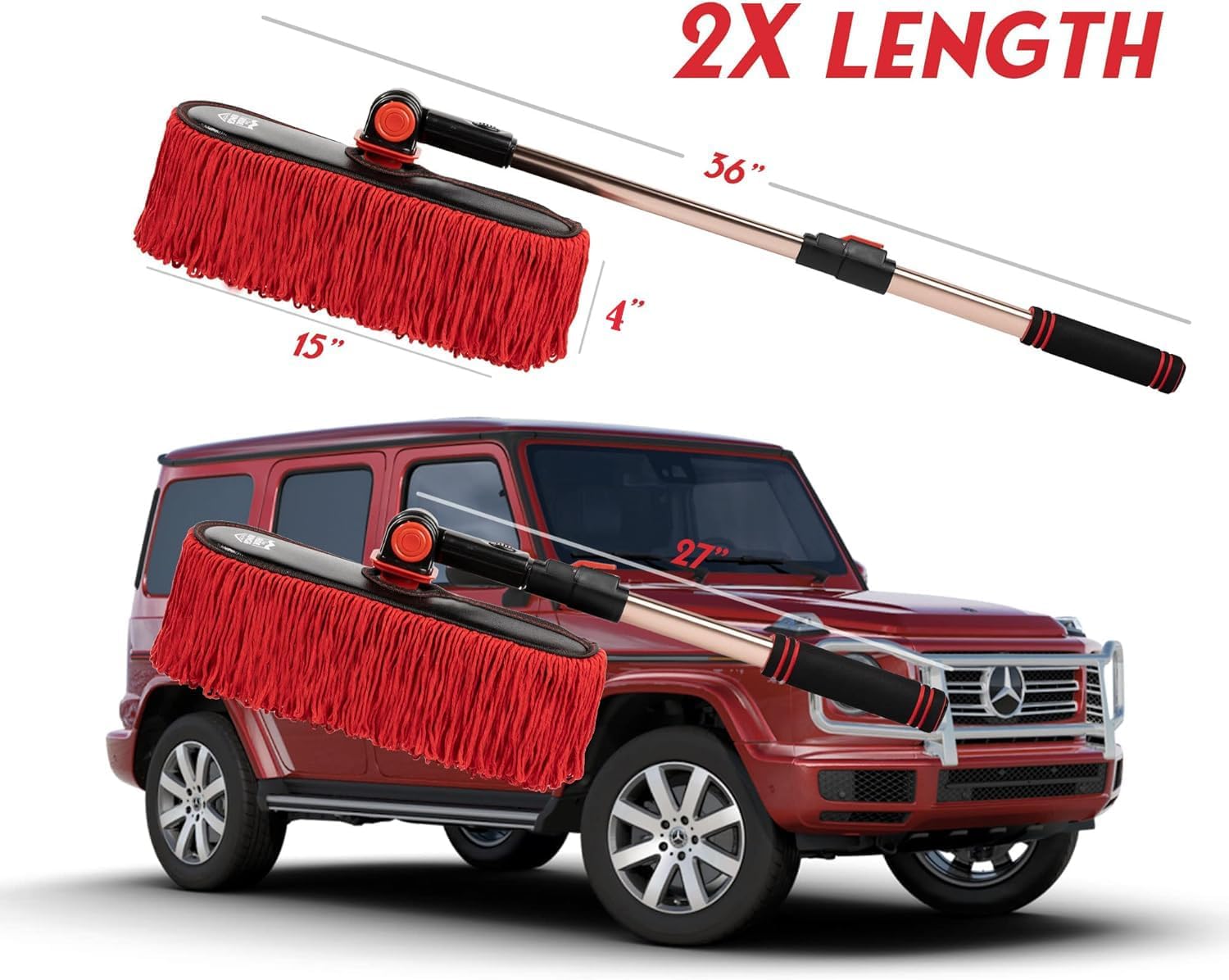 Detalle 2 de Car Duster Exterior Scratch Free 1 Extendable Handle