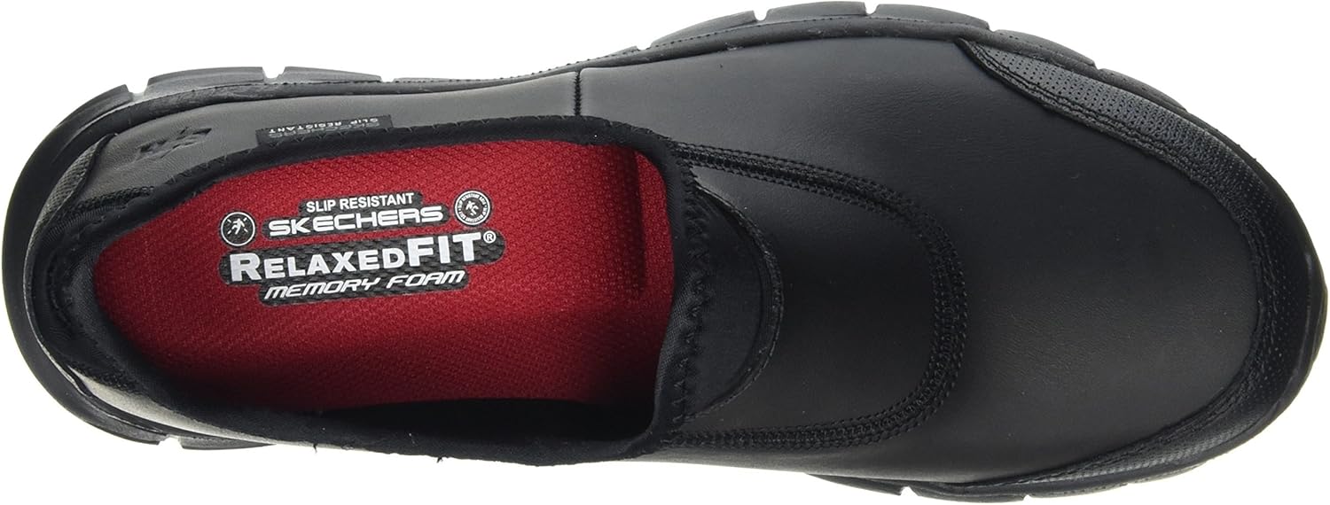 Thumbnail 4 de Skechers Women's Sure Track Work Shoes, Black Leather – UK 5.5