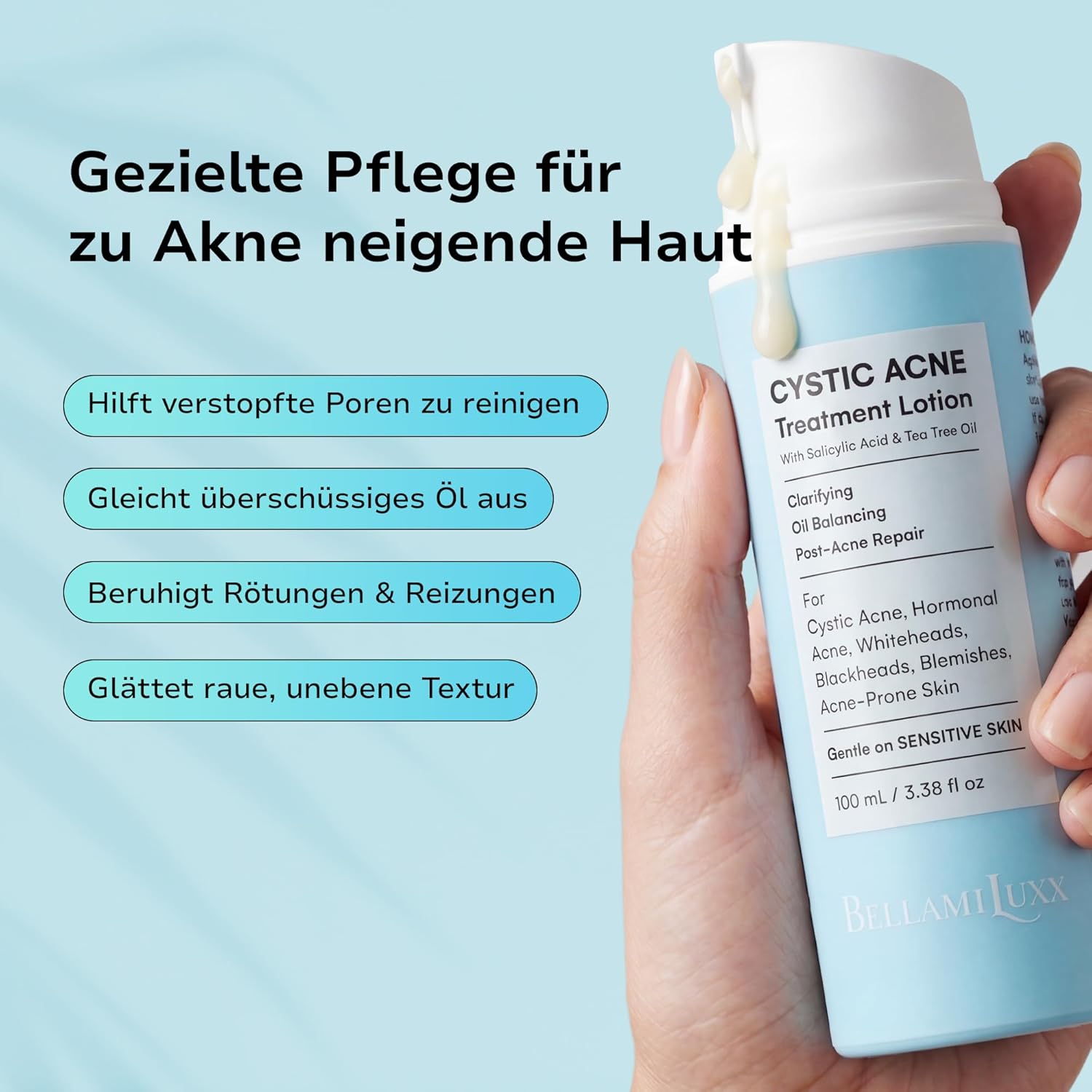Detalle 2 de BellamiLuxx Akne Creme Hautpflege