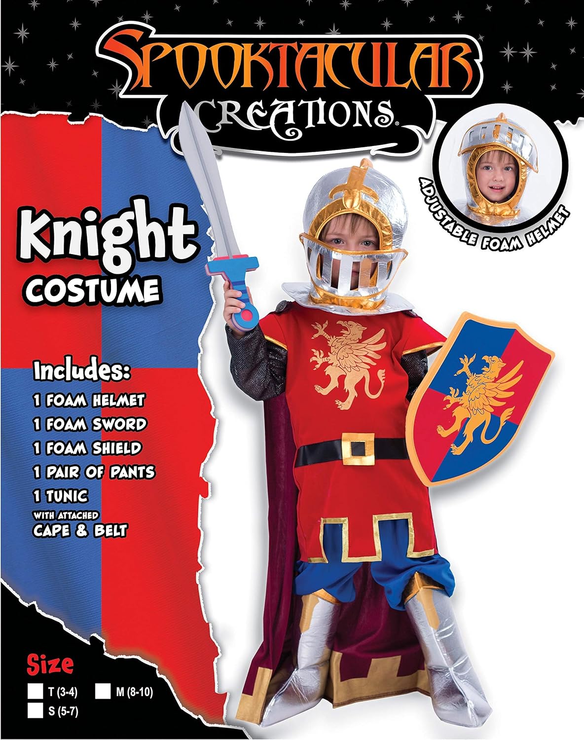 Detalle 2 de Spooktacular Creations Knight Costume Small