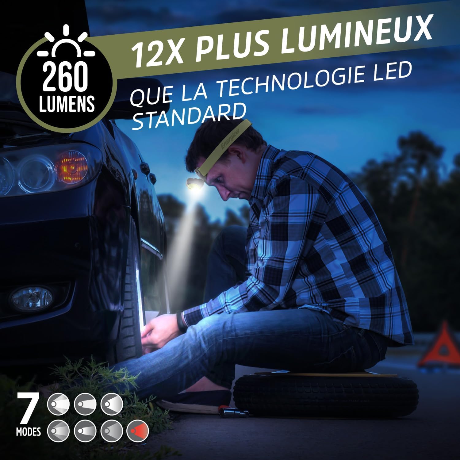 Thumbnail 1 de Energizer Vision HD+ Lampe Frontale 260 Lumen