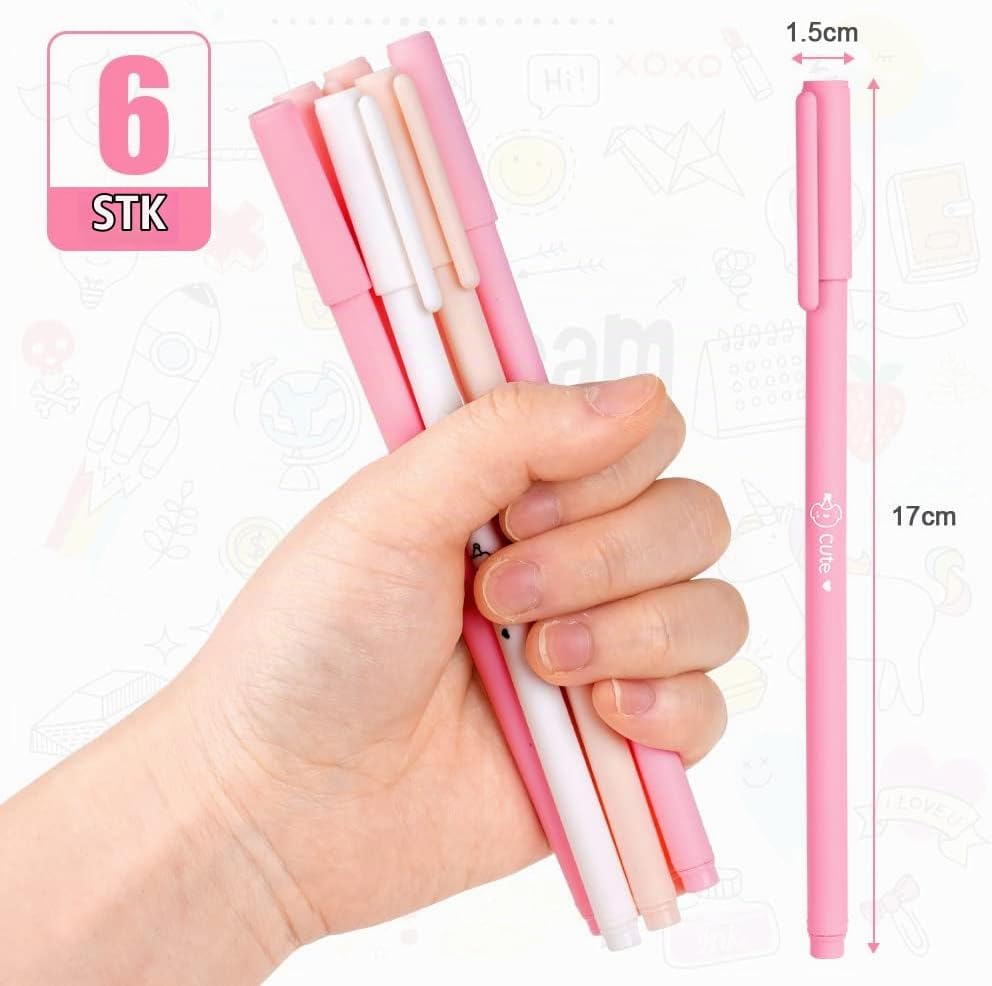 Detalle 2 de OFFCUP Rollerball gelpennor, 6-pack med svart bläck och 0,5 mm spets